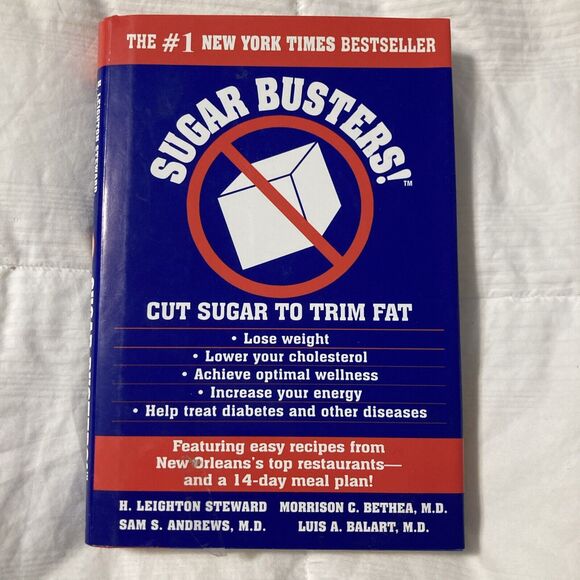 Sugar Busters! Cut Sugar to Trim Fat New Orleans Restaurant Recipes & Meal Plan - Picture 1 of 12